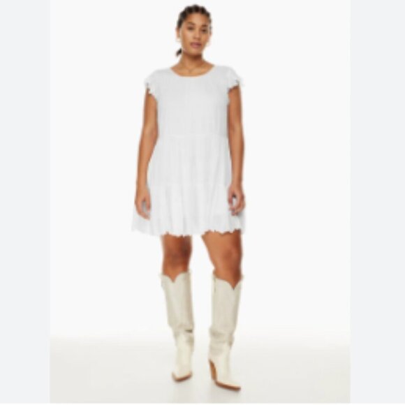 Wilfred Sidonie Tiered Babydoll Dress S - Picture 1 of 15